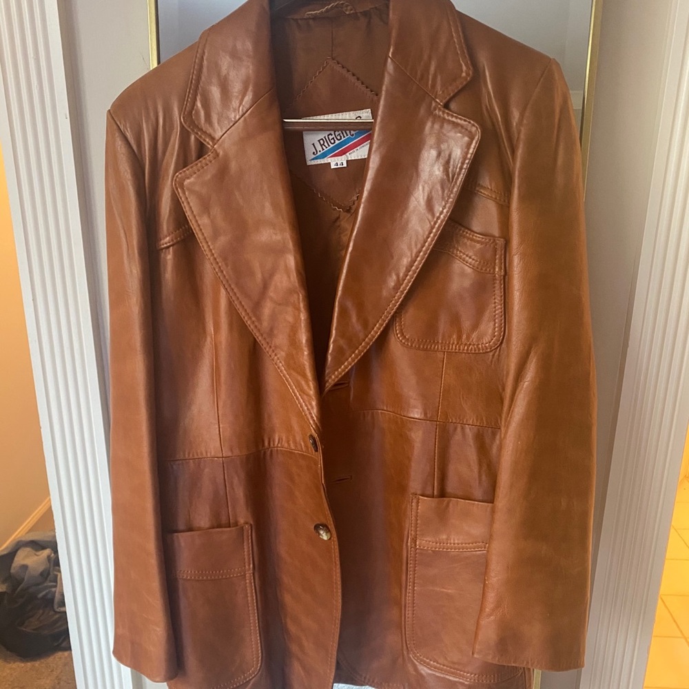 Men's Brown Leather Jacket